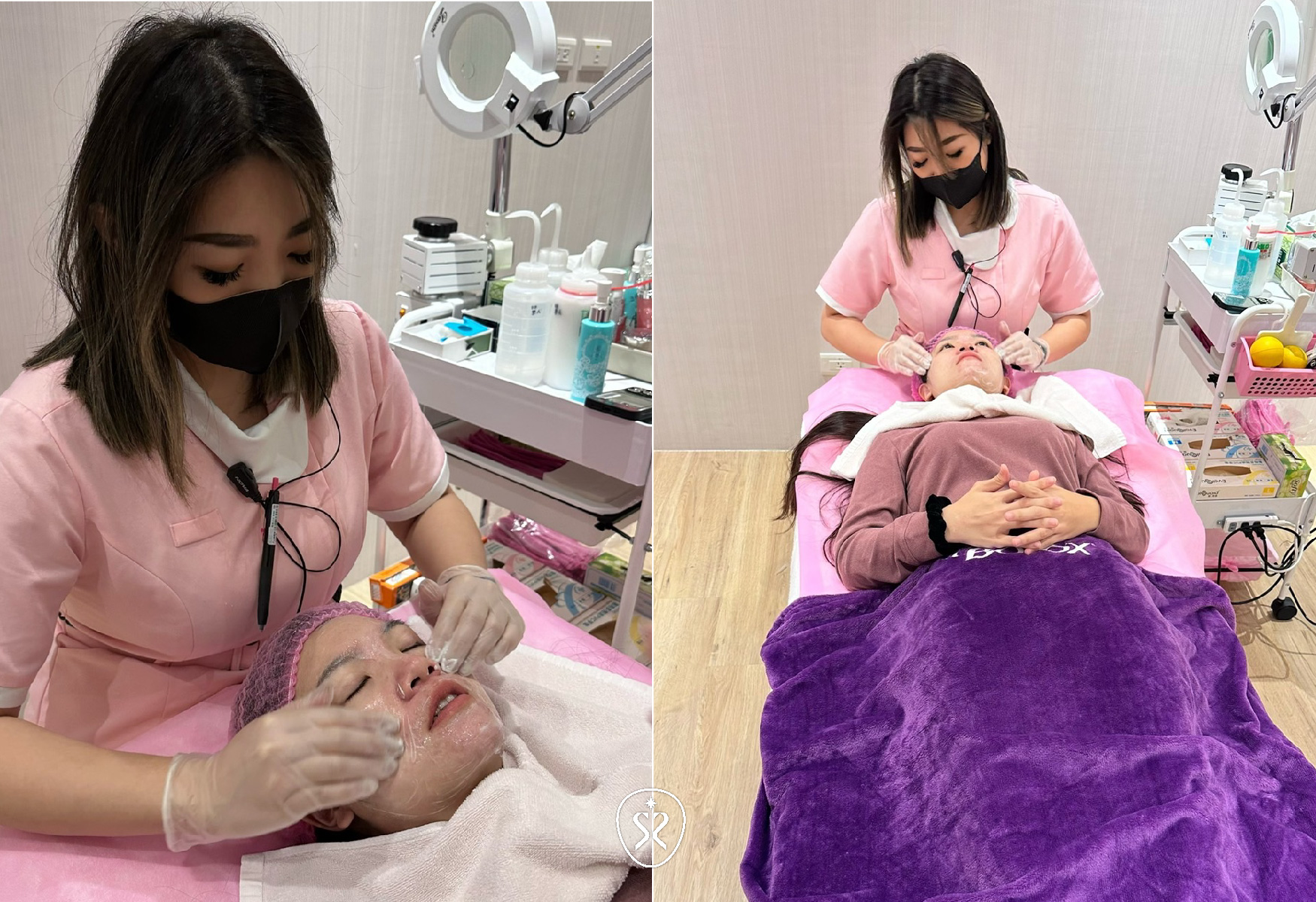 術後健康管家貼心服務，施做完後還有一系列保濕修護的護理